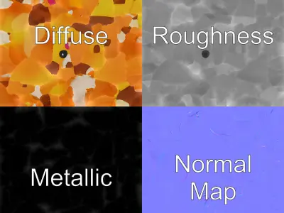 Cheerful Plush Toy Cuddly Model Pack Low-poly 3D model