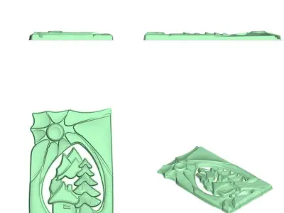 Wall decor Mount P 3D model