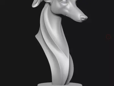 Greyhound 3D print model