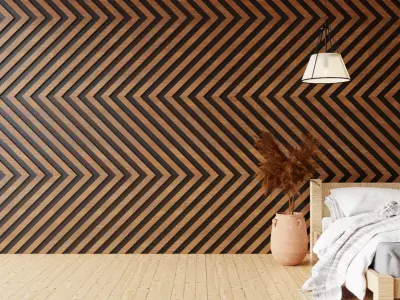 Wall wood Volume2 V01 3D model