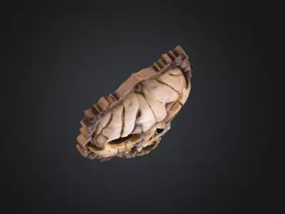 Eerie Visage Low-poly 3D model