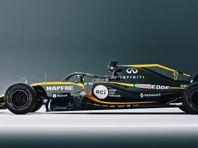 renault-lotus rs18 2018 Low-poly 3D model