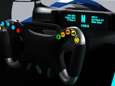 Hypercar Concept 001 3D model