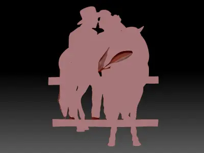 Cowboy 3D print model buy