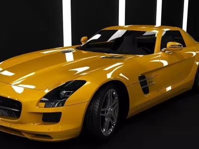 SLS mercedes 3D model