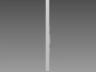 Jesus Birth Bas-Relief 3D model