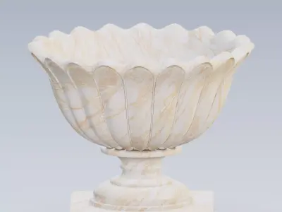 Garden urn planter24 3D model