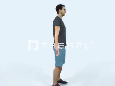 Jest 01J Animated Rigged Summer Casual Man Low-poly 3D model