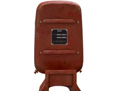 Air Pump Low-poly 3D model