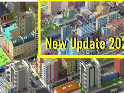 SimplePoly City - Low Poly Assets Low-poly 3D model Low-poly 3D model