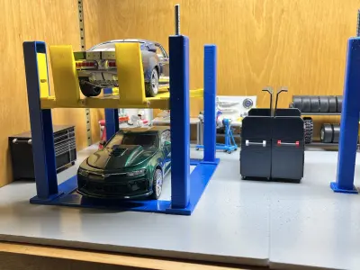 Shop Equipment Set for 3D Print 1-25 Scale 3D print model