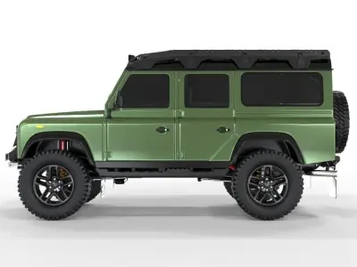 Generic Defender 110 Adventure Customized 3D model