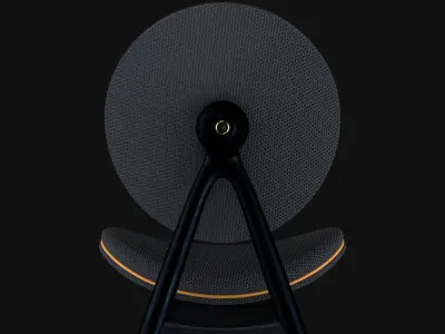 Overgaard and Dyrman Circle Dining Chair 3D model