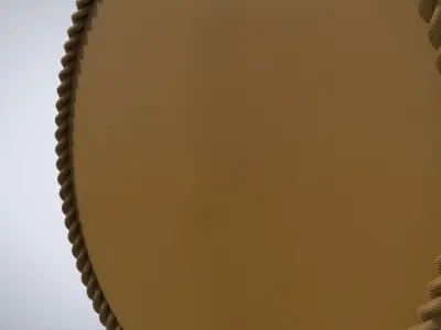 Rope mirror frame 3D print model