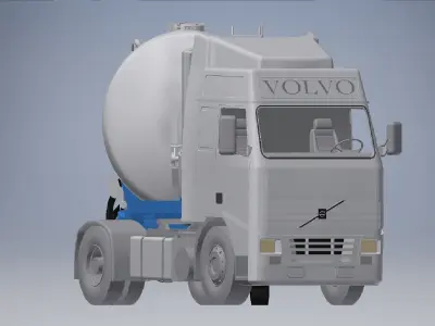 EqBulk truck 3d model 3D model