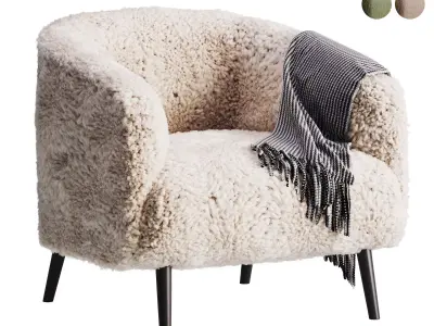 Amalfi Armchair 3D model