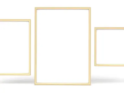 Frames Set empty frame 3D model