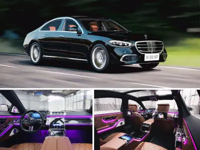 Mercedes Benz S Class 2022 3D model