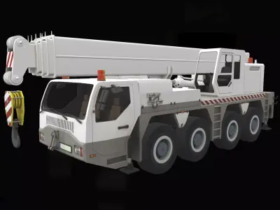 Crane Low-poly 3D model