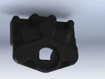 MAN BRAKE CALIPER 81 50804 6088 COVER 3D REVERSE ENGINEERING 3D print model