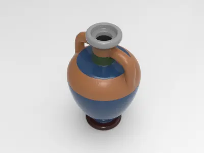 Lio Vase Low-poly 3D model