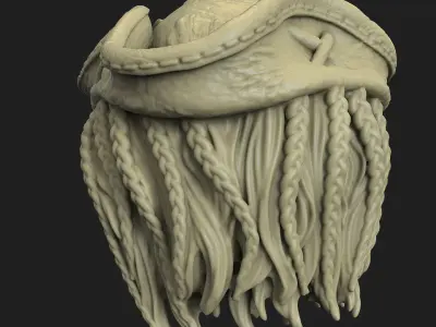 skull pendant jewelryPirate  vol2  3D print model