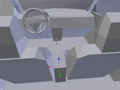 family car Free low-poly 3D model