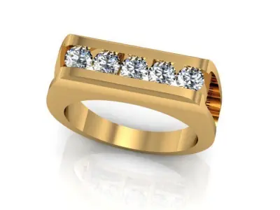 man ring 3D print model