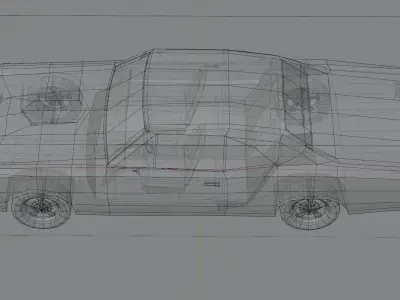 Pontiac GTO 1967 Low-poly 3D model