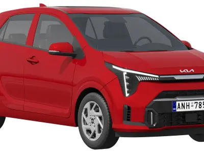 Kia Picanto 2024 3D model