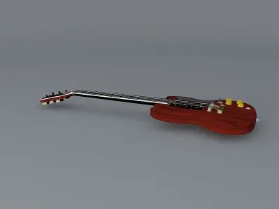 Gibson SG Custom guitar Free 3D model