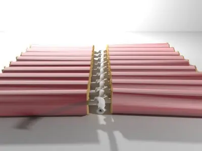 Firecrackers stack of tubes 3D model