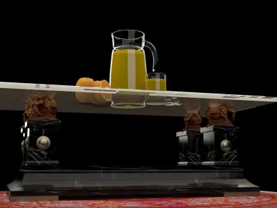 Chinese coffee table  3D model