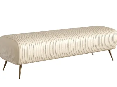 Souffle Bench by Kelly Wearstler 3D model