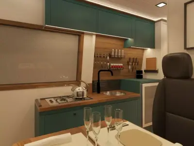 Caravan Design Iveco daily 3D model