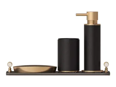 Bathroom Set 02 By ADJStyle  3D model