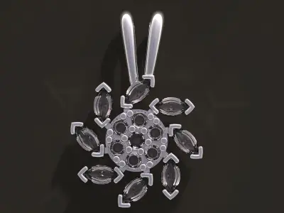 BEUTIFULL MARQUISE PENDANT 3D print model