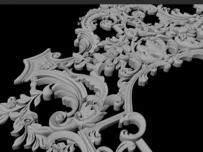 mirror 3d model for cnc machines 3D model