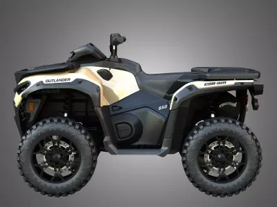 Can-Am Outlander 850-1000R 3D model