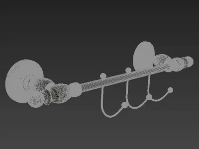 Ottoman Saffron Hanger Triple 3D model