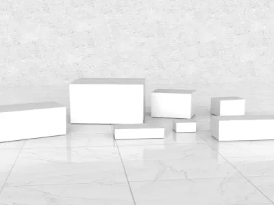 Cardboard Boxes Collection 01- PBR Low-Poly Low-poly 3D model