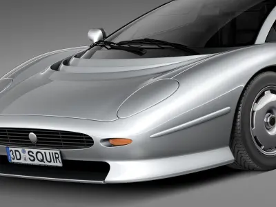 Jaguar XJ220 1992 3D model