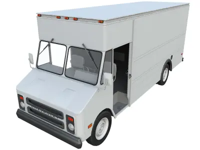 Chevrolet P30 Step Van 1991  Low-poly 3D model