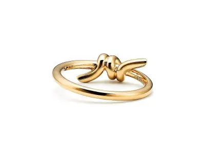 Tiffany knot plain Ring  3D print model