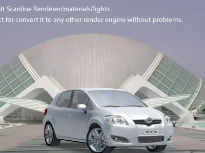 Toyota Auris 2006 3D model