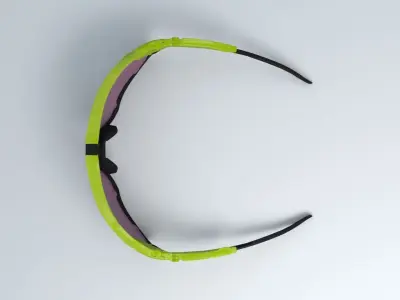 Oakley Jawbreaker sunglasses Low-poly 3D model