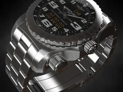 Breitling Emergency II Watch  3D model