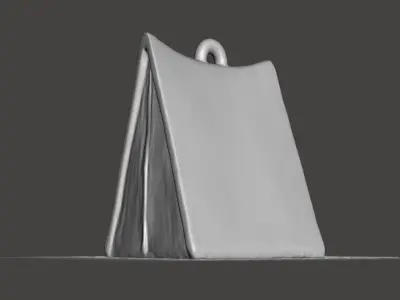 camping gnome bird house outside garden decoration 3D print model