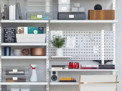 Decor for office 4 3D model