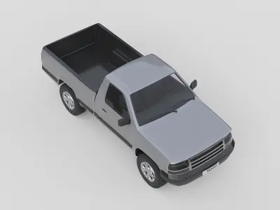 Generic Pickup Truck 1990 3D model